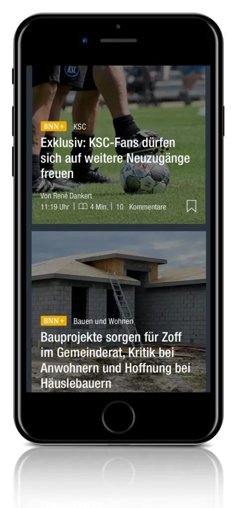 BNN+ premium teasers, mobile view