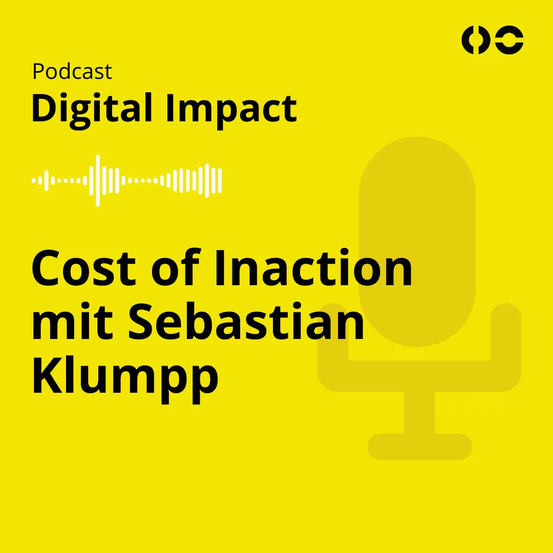 Titelbild: Cost of Inaction mit Sebastian Klumpp