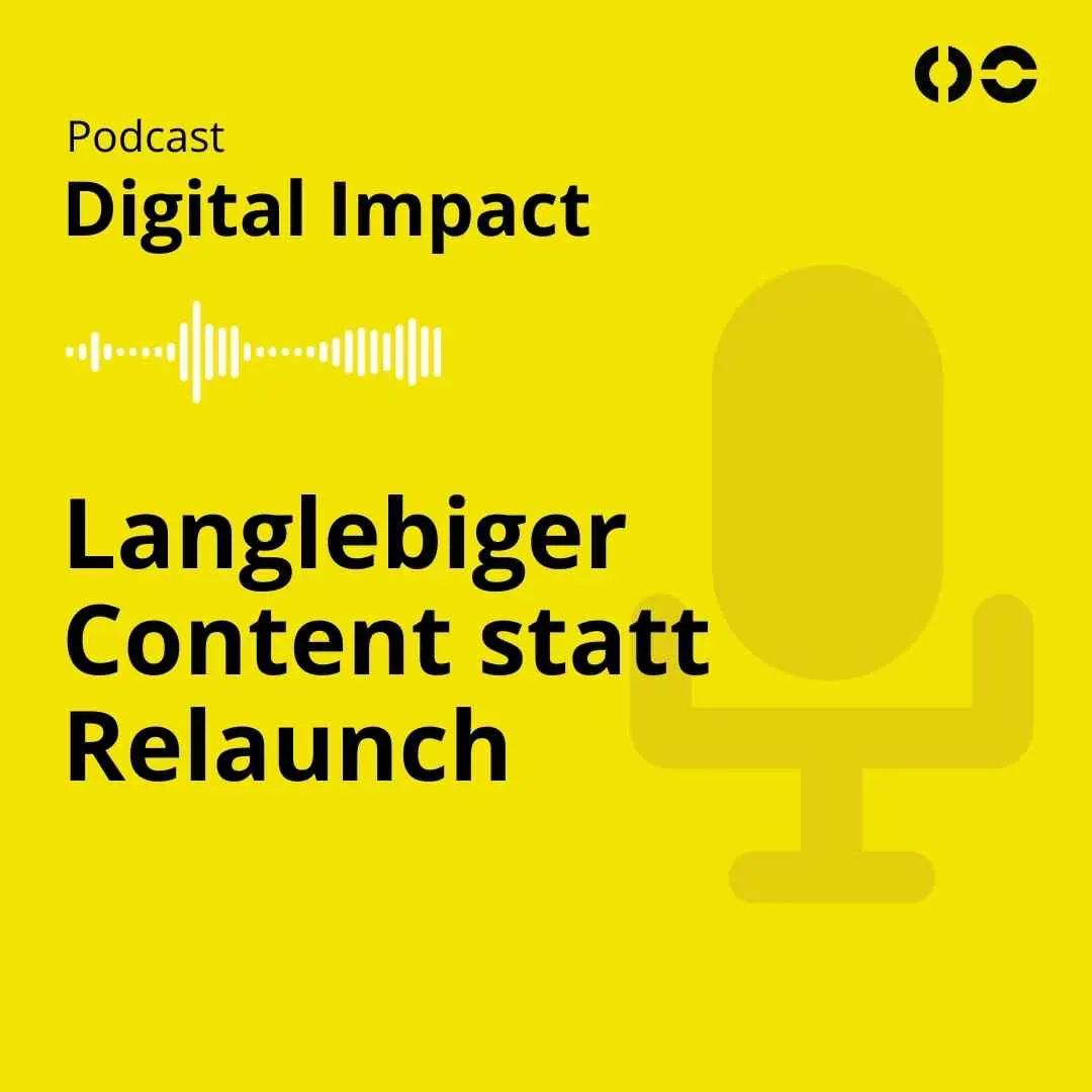 Titelbild: Langlebiger Content statt Relaunch