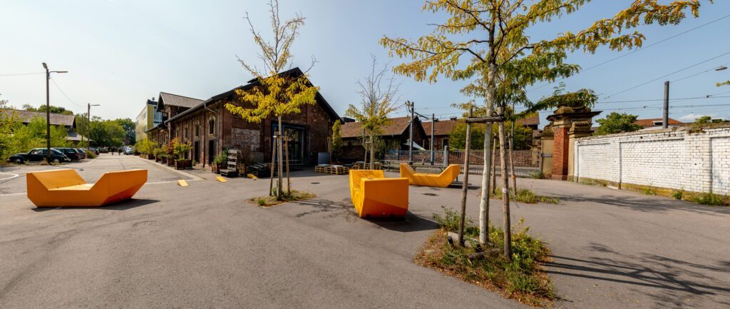 Büro im alter Schlachthof Außenbereich