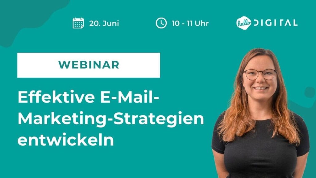 Webinar Effektive E-Mail-Marketing-Strategien entwickeln mit Sarah